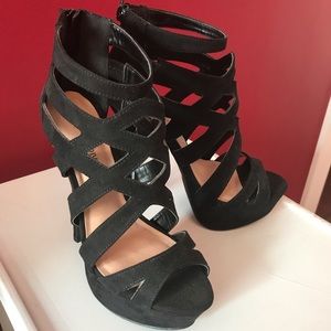Black high heels